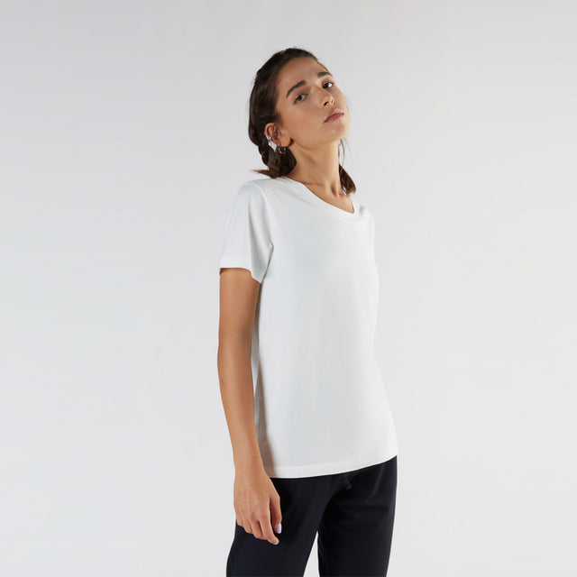 Loose Fit Sport T-shirt in Organic Cotton and Micromodal