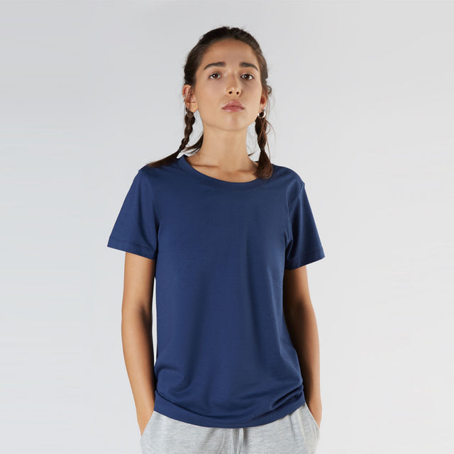 T-shirt Sport Loose Fit in Cotone Biologico e Micromodal