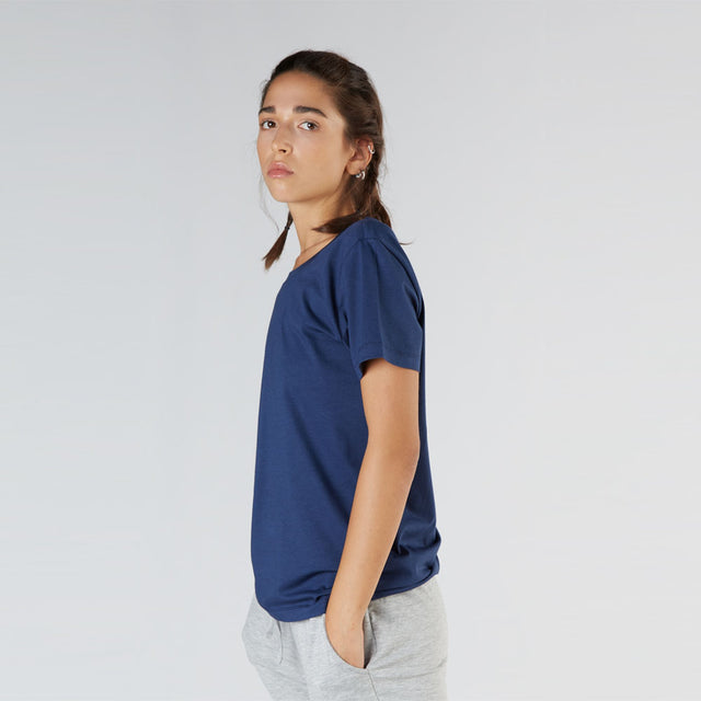 Loose Fit Sport T-shirt in Organic Cotton and Micromodal