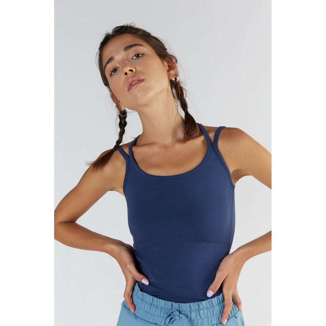 Top Sport tank top with narrow strap in Micromodal