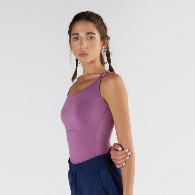 Top Sport tank top with narrow strap in Micromodal