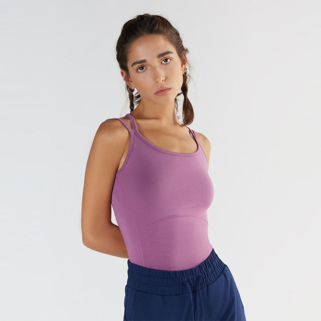 Top Sport tank top with narrow strap in Micromodal