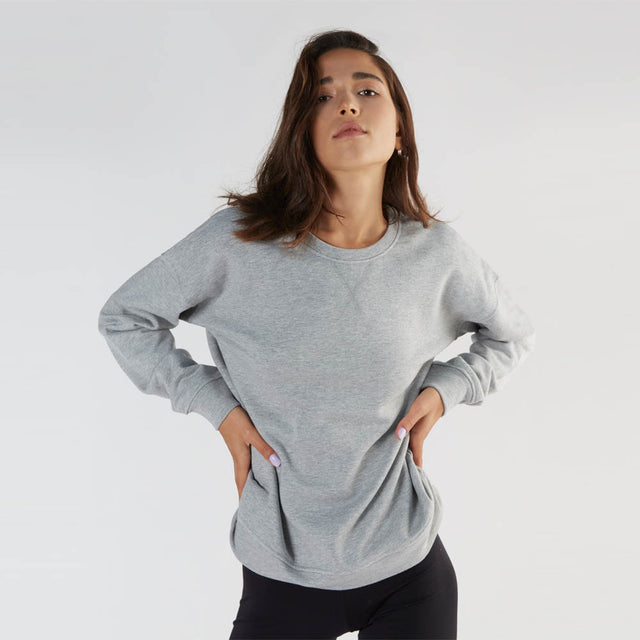 Women's sports sweatshirt in organic cotton and Tencel