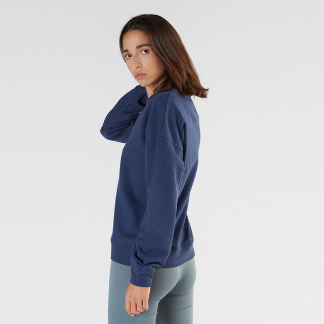 Women's sports sweatshirt in organic cotton and Tencel