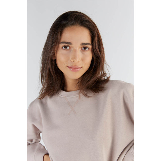 Women's sports sweatshirt in organic cotton and Tencel