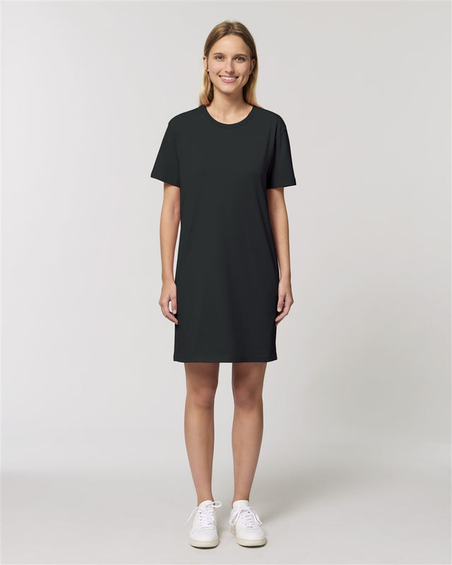 Spinner T-shirt dress in organic cotton