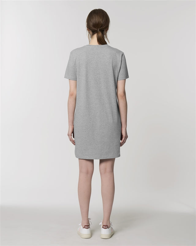 Spinner T-shirt dress in organic cotton