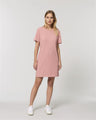 Spinner T-shirt dress in organic cotton