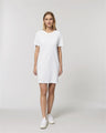 Spinner T-shirt dress in organic cotton