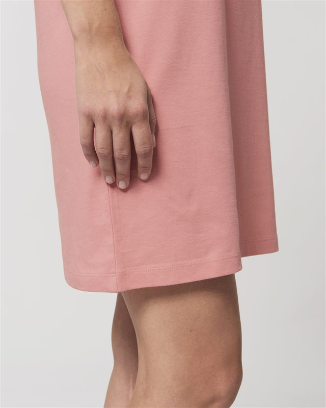 Spinner T-shirt dress in organic cotton