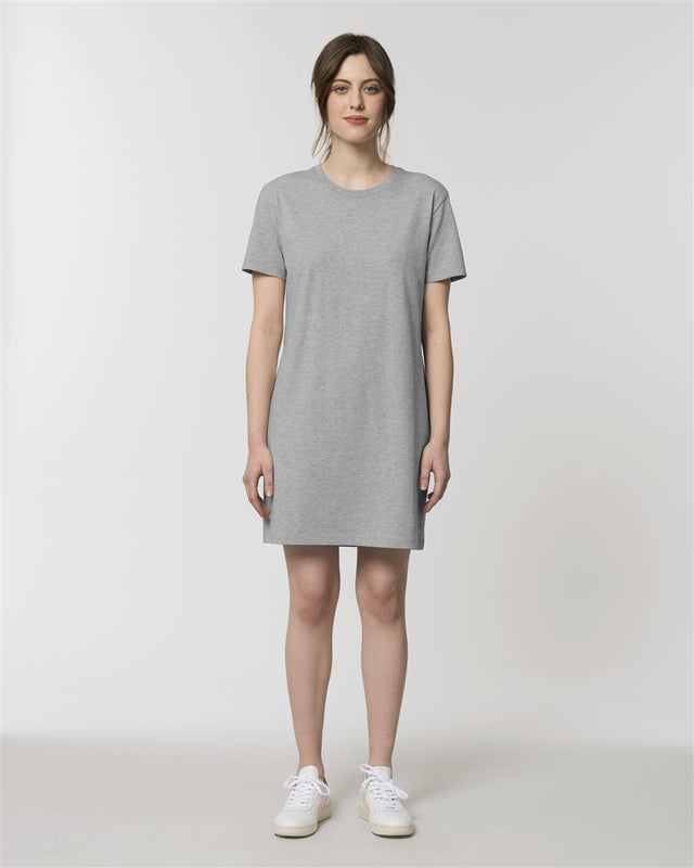 Spinner T-shirt dress in organic cotton