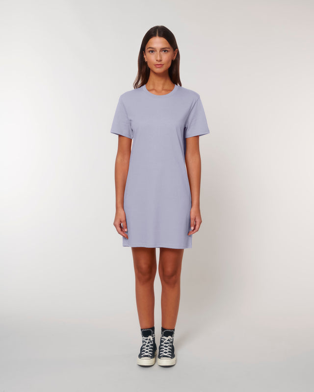 Spinner T-shirt dress in organic cotton