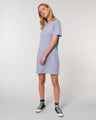 Spinner T-shirt dress in organic cotton