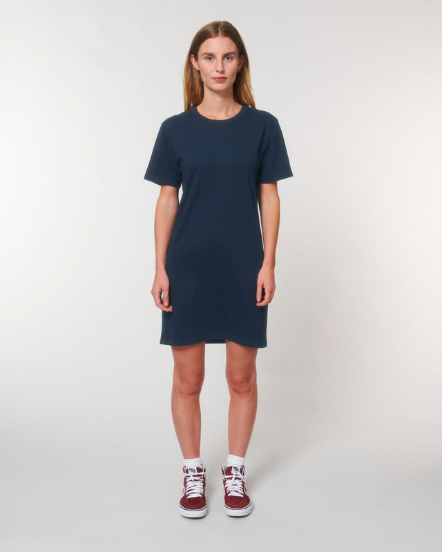 Spinner T-shirt dress in organic cotton