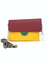 Tongue bag in Fairtrade recycled leather