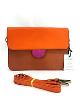 Tongue bag in Fairtrade recycled leather