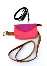 Carol handbag with Fairtrade recycled leather belt