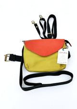 Carol handbag with Fairtrade recycled leather belt