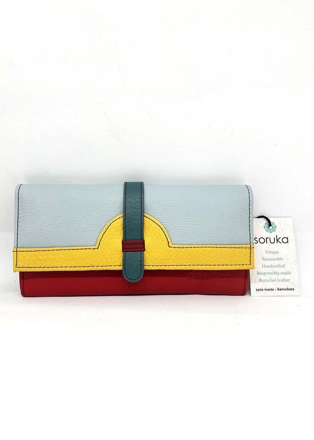 Half Moon wallet in Fairtrade recycled leather