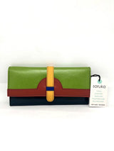 Half Moon wallet in Fairtrade recycled leather