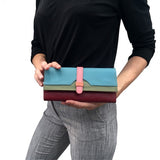 Half Moon wallet in Fairtrade recycled leather