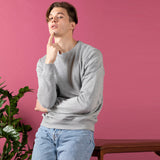 EasyBio men's crewneck sweatshirt in organic cotton