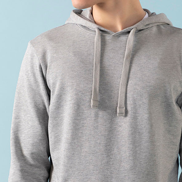 EasyBio men's sweatshirt with hood in organic cotton