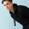 EasyBio men's sweatshirt with hood in organic cotton