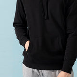 EasyBio men's sweatshirt with hood in organic cotton