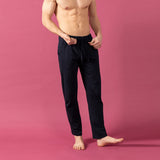 Lightweight sports and leisure trousers for men in organic cotton