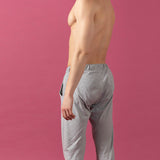 Lightweight sports and leisure trousers for men in organic cotton