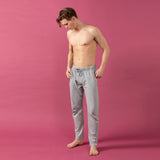 Lightweight sports and leisure trousers for men in organic cotton