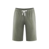 Green organic cotton men's shorts