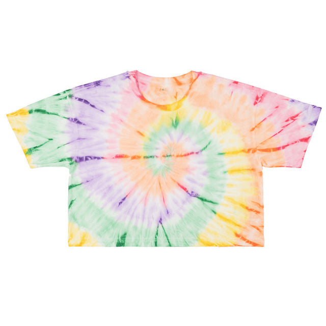 T-shirt taglio corto TIE DYE da donna in cotone biologico