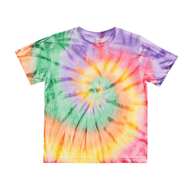 Maglia Bambini TIE DYE a maniche corte in cotone biologico