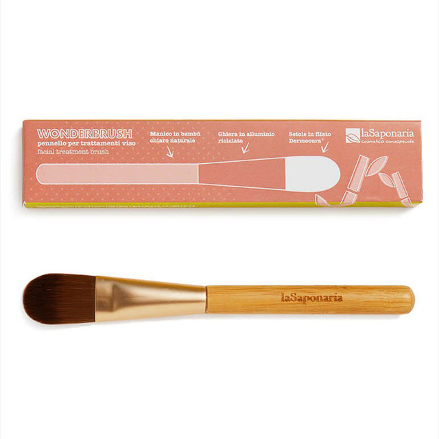 Pennello in bamboo per trattamenti viso Wonderbrush