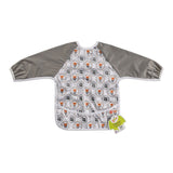 Waterproof bib for baby food with sleeves