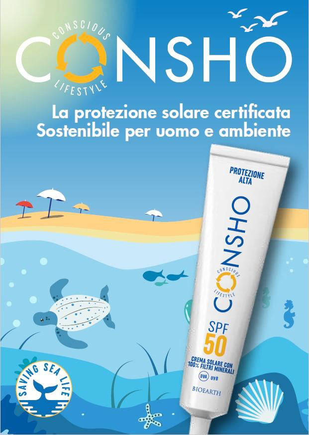 Bioearth CONSHO - 100% mineral sun cream SPF50