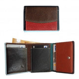 Smooth wallet with Fairtrade vegetable tanning