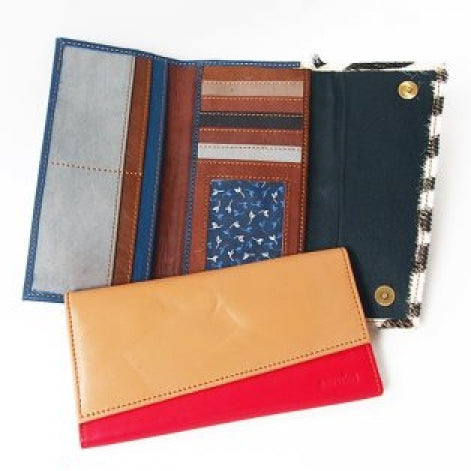 Pisa wallet in Fairtrade recycled leather