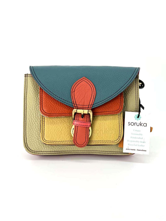 PREMIUM Pocket bag in Fairtrade recycled leather