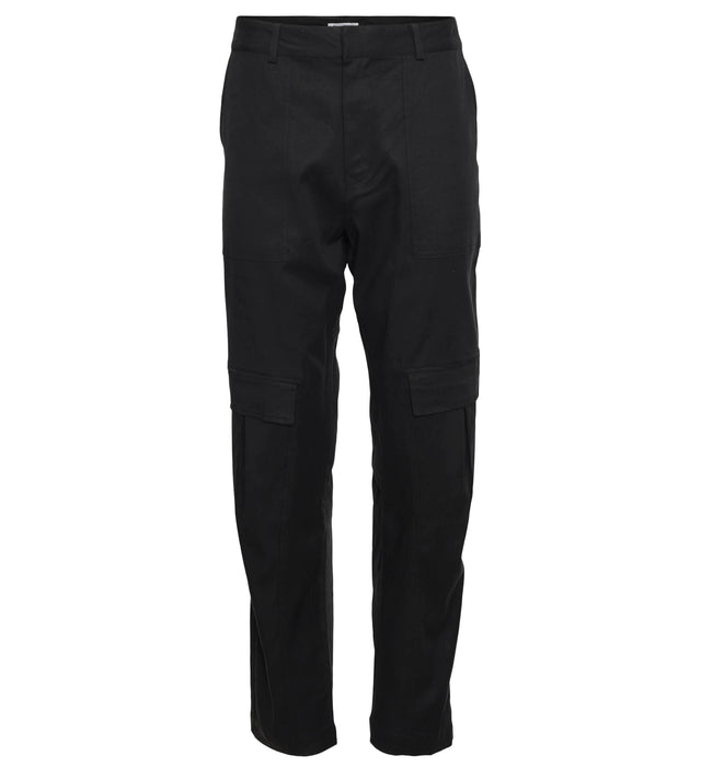 HAZEL black women's cargo trousers in Lyocell Tencel™ and organic cotton