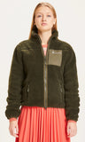 Women's Teddy Jacket in Recycled Polyester Plush