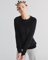 Nicky women's sweater in organic cotton chenille