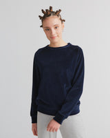 Nicky women's sweater in organic cotton chenille