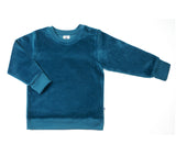 Nicky sweater for children in organic cotton chenille