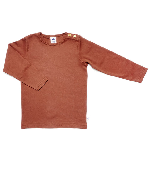 Maglia manica lunga per bambini 100% cotone biologico