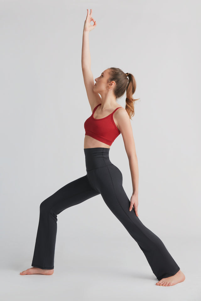 Women's Flare Comfort pants for yoga and sports in micromodal