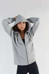 Women's Organic Cotton and Tencel™ Hooded Fleece Jacket