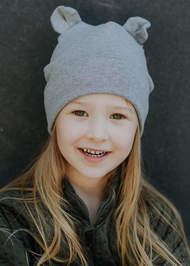 TEDDY hat with ears for children in organic cotton